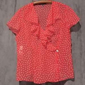 Polka-dot blouse
